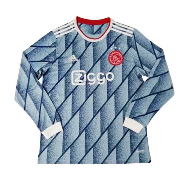 Thailande Maillot Football Ajax Exterieur ML 2020-21 Bleu